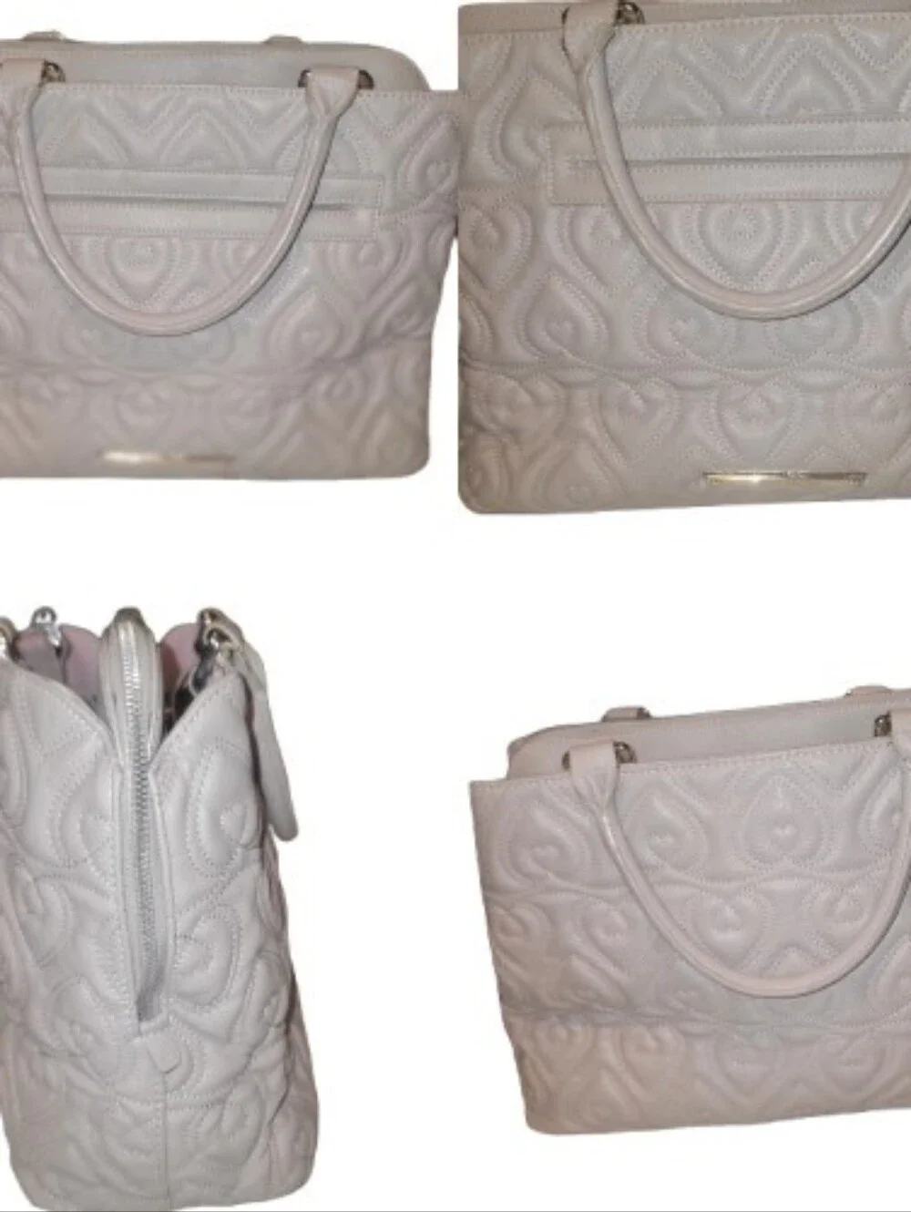 Quilted Gray Women’s Tote Bag - Classic Stylish Carryall